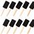 PLD44351 - Short Handle 1 Inch Foam Brush Pack, 10pc