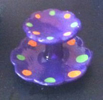 RND291 - Cake Stand, Purple