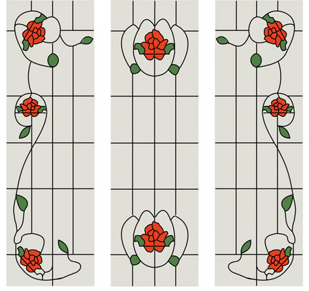 SLIM09 - Sim. Stained Glass Fits Hw5035