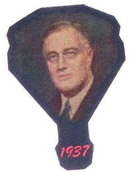 TIN1081 - ..Roosevelt Election Fan