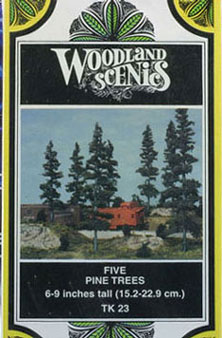 WDSTK-23 - Discontinued: ..Pine Trees 5Pcs 6In To 9In