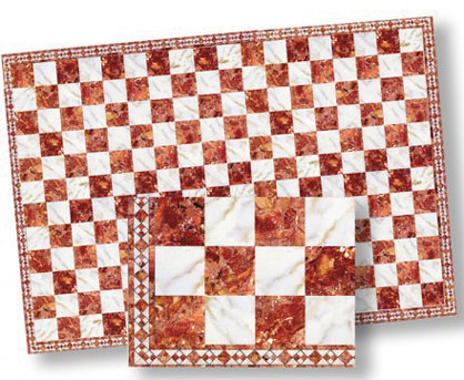 WM24738 - 1/2 Inch Scale Faux Marble, 1 Piece