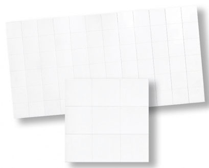 WM34158 - Mosaic Tile/Matte White, 1 Piece