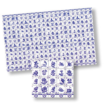WM34433 - Delft Tile, 1 Piece
