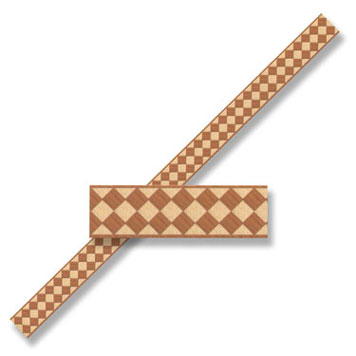 WM34627 - Parquet Floor Border Mtrl, 1 Piece