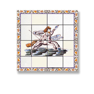 WM34863 - Picture Mosaic Tile Sheet, 1 Piece