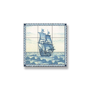 WM34868 - Picture Mosaic Tile Sheet, 1 Piece