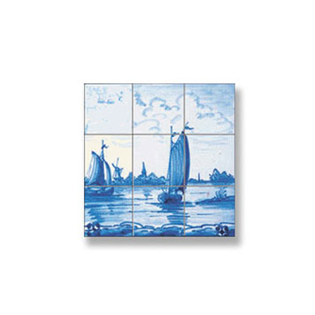 WM34874 - Picture Mosaic Tile Sheet, 1 Piece