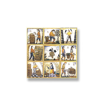 WM34889 - Picture Mosaic Tile Sheet, 1 Piece