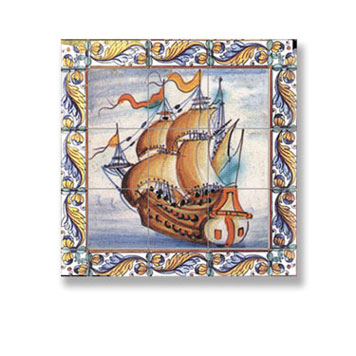 WM34891 - Picture Mosaic Tile Sheet, 1 Piece