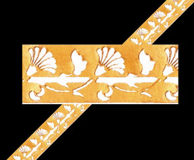 WM34910 - Gilded Wall Molding, 1 Piece